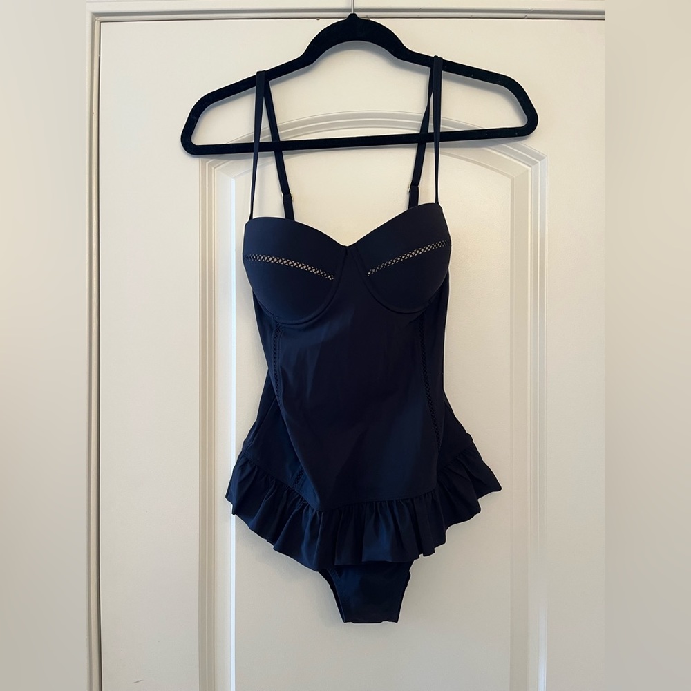 Tory Burch Flounce Swimsuit NWT